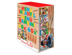 Kit para Colorear Welcome Family con 60 Cuadernos para Colorear y 60 Cajas de 4 Lapices de Colores S