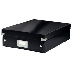 Caja para Almacenamiento Leitz Click&store Organizadora Mediana 280X100X370 mm Negro