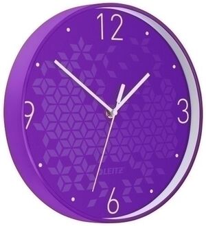 Reloj Pared Leitz Wow Analogico 29 cm Ø Violeta