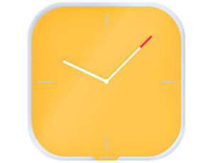 Reloj Leitz Cosy de Pared Cristal Amarillo