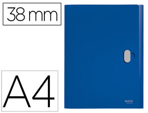 Carpeta de Proyectos Leitz Recycle Din A4 Polipropileno Lomo 38 mm Azul
