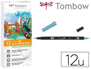 Set 12 Rotuladores Lettering Pastel Tombow –