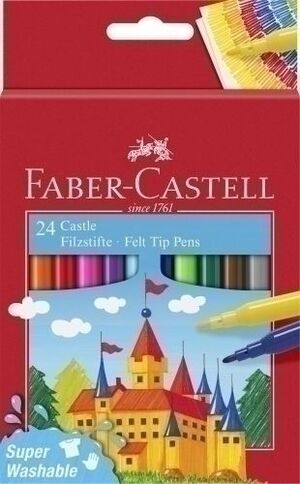 Rotulador Faber-Castell Caja 24 Colores Surtidos