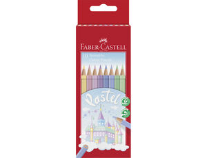 Lapices de Colores Faber Castell Pastel Caja de 10 Unidades Colores Surtidos