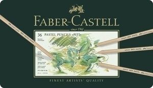 Lapices de Colores Faber-Castell Pitt-Pastel Estuche Metal 36