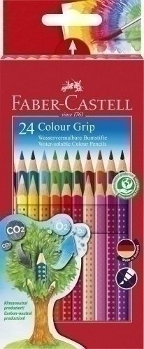 Lapices Acuarelables Faber-Castell Colour Grip Estuche de 24
