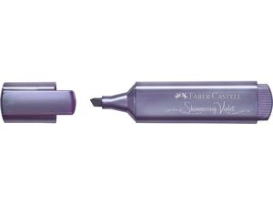 Marcador Fluorescente Faber Textliner 46 Metalico Violeta