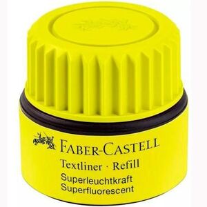 Tintero Faber Castell Textliner 1549 Refill 30 Ml Fluorescente Amarillo