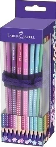 Lapices de Colores Faber-Castell Sparkle Estuche Enrollable de Tela 20 Unidades