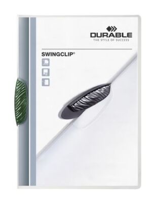Dosier Clip Swingclip Pp A4 2260 Pinza Plastico Pivot. opaco 30H Verde