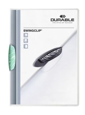 Dosier Clip Swingclip Pp A4 2260 Pinza Plastico Pivot. transl. 30H Verde Osc.
