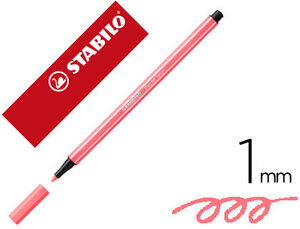 Rotulador Stabilo Acuarelable Pen 68 Rojo Fluorescente