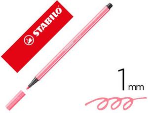 Rotulador Stabilo Acuarelable Pen 68 Rosa Claro 1Mm