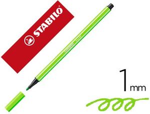 Rotulador Stabilo Acuarelable Pen 68 Verde Claro