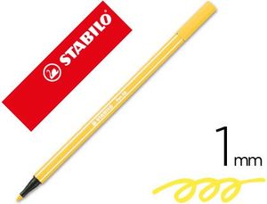 Rotulador Stabilo Acuarelable Pen 68 Amarillo