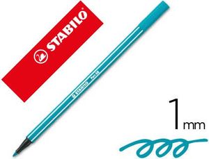 Rotulador Stabilo Acuarelable Pen 68 Azul Turquesa