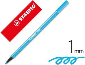 Rotulador Stabilo Acuarelable Pen 68 Azul Celeste