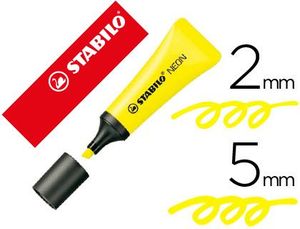 Marcador Fluorescente Stabilo 72 Amarillo Neon