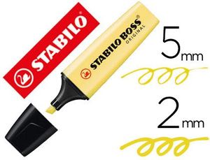 Marcador Fluorescente Stabilo Boss Amarillo Pastel
