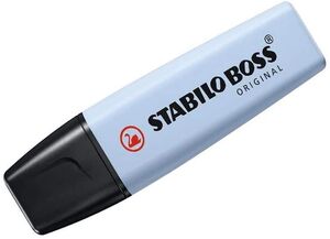 Marcador Fluorescente Stabilo Boss Azul Niebla Pastel