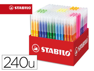 Lapices de Colores Stabilo Trio Az School Pack de 240 Unidades Surtidas 20 Colores
