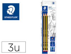 Lapices Grafito Staedtler Noris N 2 Hb Blister 3 ud