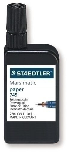 Tinta China Staedtler Marsmatic Frasco 22 Ml. Negro