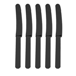 Cuchillos Plástico Negro Paquete 10 uds.