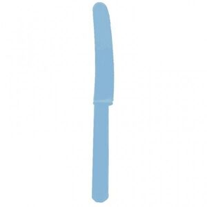 Cuchillos Plástico Azul Pastel Paquete 10 uds.
