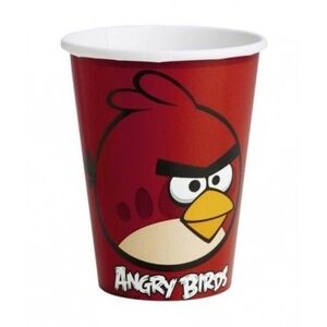 Vasos Cartón 250 Ml Angry Birds Paquete 8 uds.