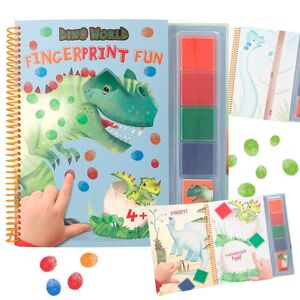 Cuaderno Dino World Pinta con los Dedos