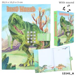Diario con Codigo Secreto y Sonido Dino World