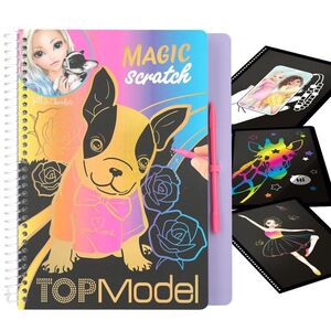Libro Colorear Magic Scratch Topmodel Friends Jill & Chocolate