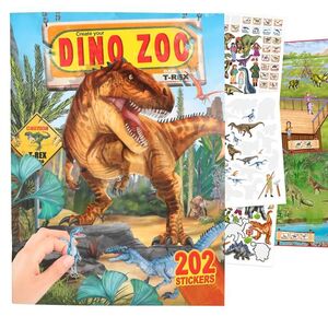 Libro de Pegatinas Crea tu Dino Zoo