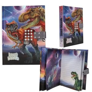 Diario con Codigo Secreto y Sonido Dino World