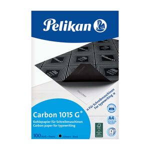 Caja 100 Hojas Papel Carbon Pelikan Negro