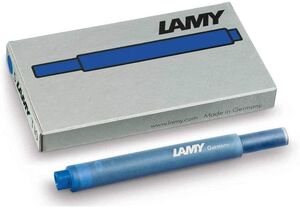 Caja Cartuchos Tinta Pluma Lamy T10 Azul