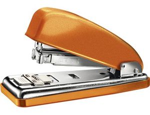Grapadora Petrus 226 Classic Wow Naranja Metalizado Capacidad 30 Hojas en Blister