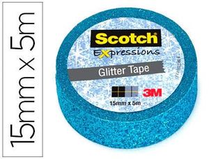 Washi Tape Glitter Decorativa Cinta Adhesiva Deco X10