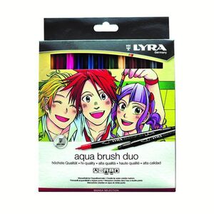 Rotulador Lyra Aqua Brush Duo Manga Caja 12 ud Surtidas