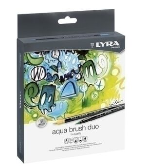 Rotulador Lyra Aqua Brush Duo Est. 36 (Rotulador+Pincel)