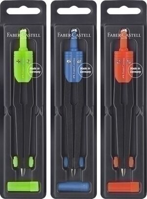 Compas Faber Castell Escolar Colores Surtidos