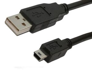 Cable Usb 2. 0 Mediarange Tipo Usb Mini Usb Longitud 1,5 Mt Color Negro