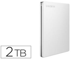 Disco Duro Externo Toshiba Canvio Slim Hdd 2,50 5. 000 Mbit/s Usb 3. 0 2 Tb Color Blanco