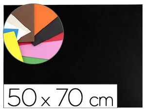 Goma Eva 50X70 cm Negra 1,5 mm