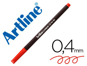 Rotulador Artline Supreme Epfs200 Fine Liner Punta de Fibra Rojo Oscuro 0,4 mm
