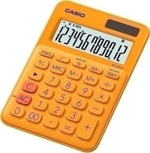 Calculadora Sobremesa Casio 12 Digitos Ms-20Uc Naranja