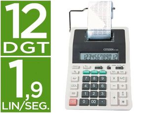 Calculadora Citizen Impresora Pantalla Papel Cx-32 12 Digitos con Tecla de Impuestos