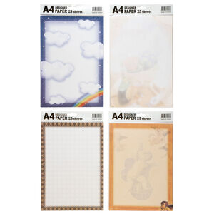 Papel Makro Paper A4 con Diseño 80G 25 Hojas