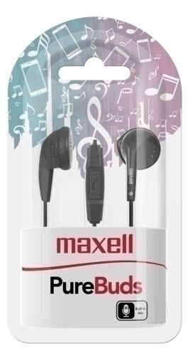 Auriculares Maxell de Boton Negro M668